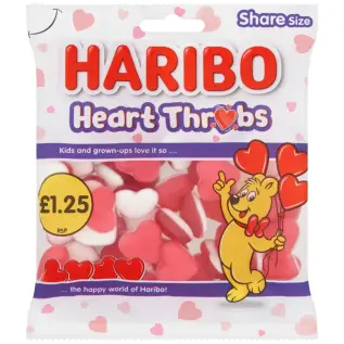Haribo Heart Throbs 140g x 12st godis grossist