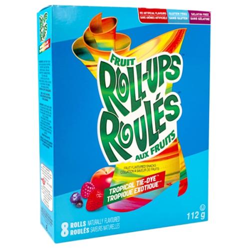 Fruit Roll-Ups Tropical Tie-Dye 10-pack (141g) x 10st