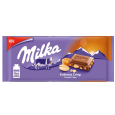 Milka Peanut Crispy Caramel 90g x 20st godis grossist