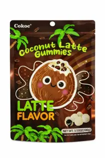 Cokoc Gummies Coconut Latte Flavor 100g x 10st godis grossist