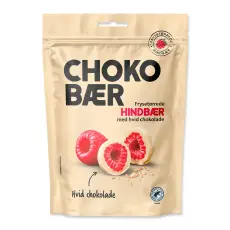 Chokob&aelig;r Hallon med vit choklad 80g x 10st godis grossist