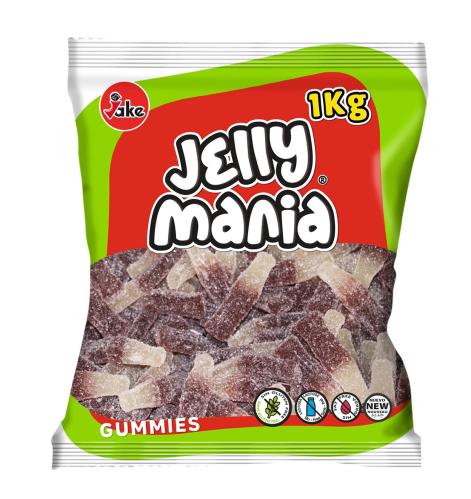 Jake Jelly Mania Sour Cola Bottles 1kg