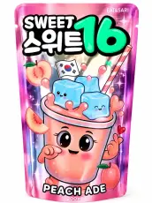 Sweet 16 Peach Ade Zero Sugar 200ml x 10st godis grossist