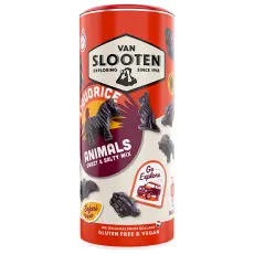 Van Slooten Licorice Animals 225g x 12st godis grossist