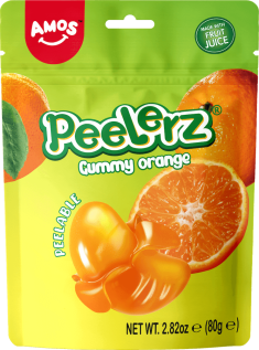 Peelerz Peelable Gummy Orange 80g x 24st