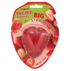 Cokoc Peeling Gummy Big Strawberry 150g x 12st godis grossist