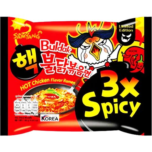 Samyang Buldak Hot Chicken Flavor Ramen 3xSpicy 140g