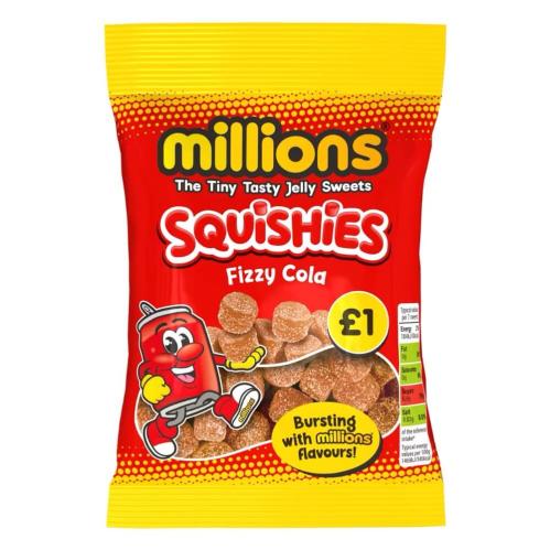 Millions Squishies Fizzy Cola 120g x 12st