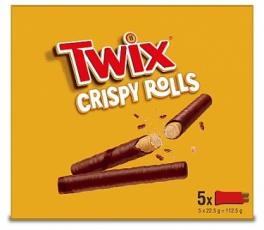 Twix Crispy Rolls 5-Pack 112g x 14st