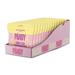 P&auml;ndy Candy Tropic Trio 50g x 14st godis grossist