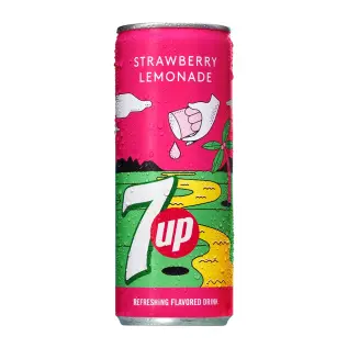 7UP Strawberry Lemonade 330ml x 24st godis grossist