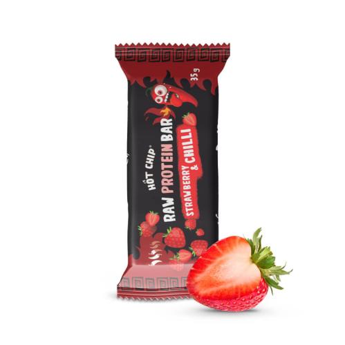 Hot Chip Raw Protein Bar Strawberry & Chilli 35g x 20st