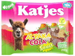 Katjes Al Paka Cola Sur 210g x 16st