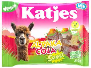 Katjes Al Paka Cola Sur 210g x 16st godis grossist
