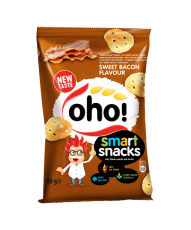 OHO Snacks Sweet Bacon 50g x 30st godis grossist