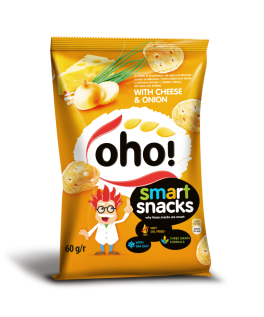 OHO Snacks Cheese & Onion 50g x 30st godis grossist