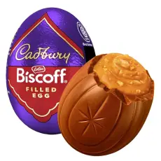 Cadbury Filled Egg Lotus Biscoff 32g x 48st godis grossist