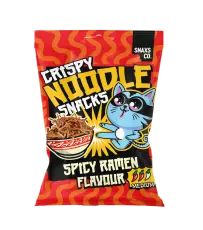Crispy Noodle Snacks Spicy Ramen Flavour 60g x 24st godis grossist