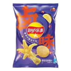 Lays Potato Chips Lemon Chicken Feet Flavour 70g x 22st