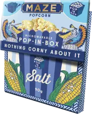 Maze Popcorn Pop-In-Box Salt 90g x 18st godis grossist