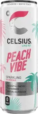 Celsius Peach Vibe 355ml x 24st godis grossist