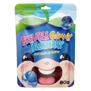 Peelable Gummy Blueberry 80g x 24st