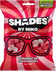 Shades By Niko Straight Up Strawberry 150g x 20st godis grossist