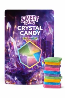 Sweet Gang Crystal Candy 100g x 12st godis grossist