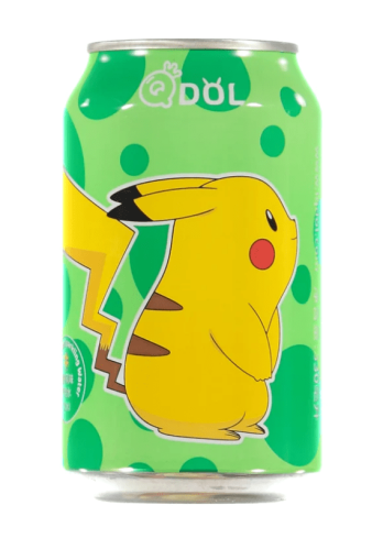 Qdol Pokemon Läsk - Pikachu Lime 33cl x 24st