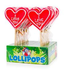 Felko Lolly Heart I Love You 80g x 17st