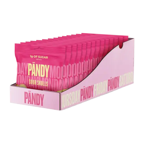 Pändy Candy Sour Skulls 50g x 14st