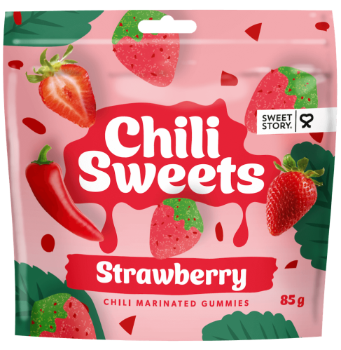 Sweet Story Chili Sweets Strawberry 85g x 14st
