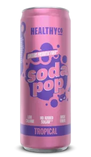HealthyCo Soda Pop Prebiotic Tropical 330ml x 24st godis grossist
