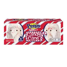 Peeps Marshmallow Candy Cane Chicks 5-pack 42g x 24st