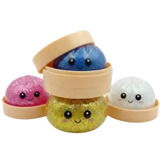 Squishy Bun Glitter Edition 8,5cm x 12st godis grossist