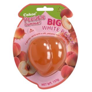Cokoc Peeling Gummy Big Peach 150g x 12st godis grossist