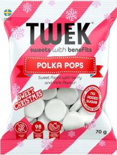 Tweek Polka Pops 70g x 14st godis grossist