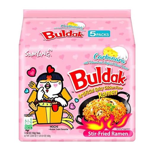 Samyang Buldak Carbo Hot Chicken Flavor Ramen 130g x 5st