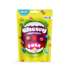 Sweet Story Chewy Fruit Dots Sour 85g x 24st
