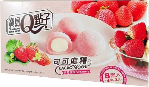 Taiwan Dessert - Mochi Strawberry Flavour 80g x 12st