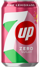 7UP Zero Pink Lemonade 330ml x 24st
