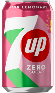 7UP Zero Pink Lemonade 330ml x 24st godis grossist