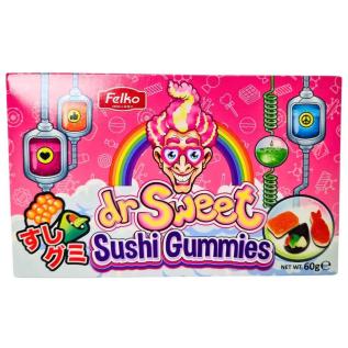 Dr Sweet Sushi Gummies 60g x 12st godis grossist