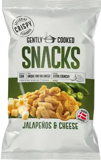 Gently Cooked Snacks Jalapeno & Ost 125g x 12st godis grossist