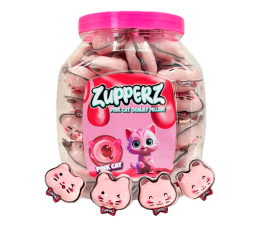 Zuppers Pink Cat Gummy Filled 18g x 50st godis grossist
