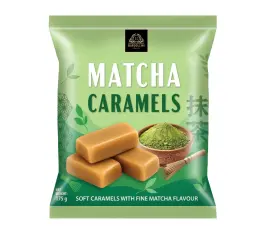 Bardollini Matcha Caramels 175g x 24st godis grossist
