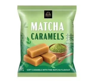 Bardollini Matcha Caramels 175g x 24st godis grossist