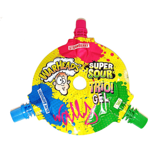 Warheads Super Sour Trio Gel 51g x 24st godis grossist