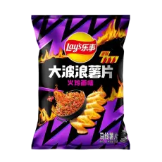 Lays Potatischips Big Wave Hot Chicken Noodle Smak 70g x 22st godis grossist
