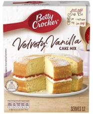 Betty Crocker Velvety Vanilla Cake Mix EU 425g x 6st godis grossist
